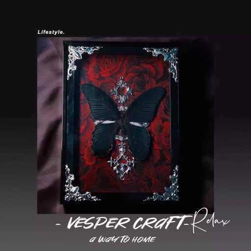 [PE611] Butterfly framed painting