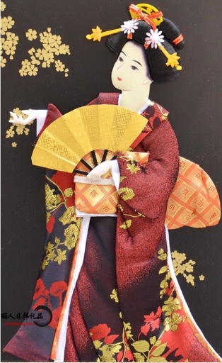 Japanese doll painting