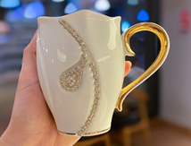 Rhinestone Light Luxury mug